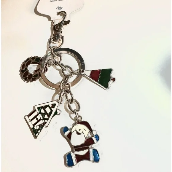 NWT Christmas Charm Key Ring - Picture 2 of 2